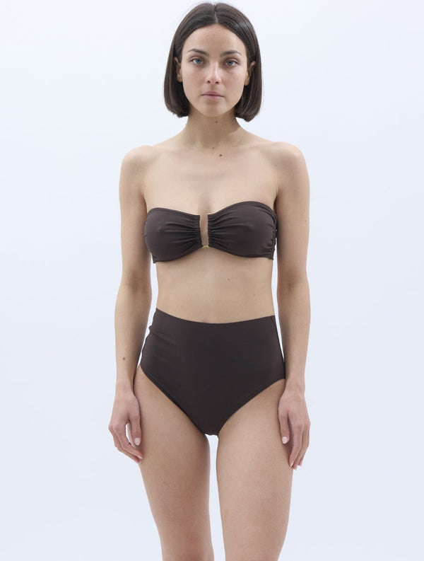 PAULA - High-waisted bottoms - Matte solid