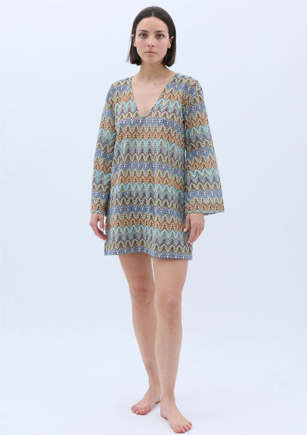 JANE - Short dress - Chevron