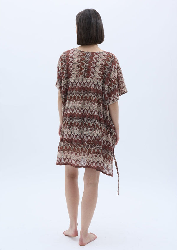 PARADIS - Short kimono - Chevron