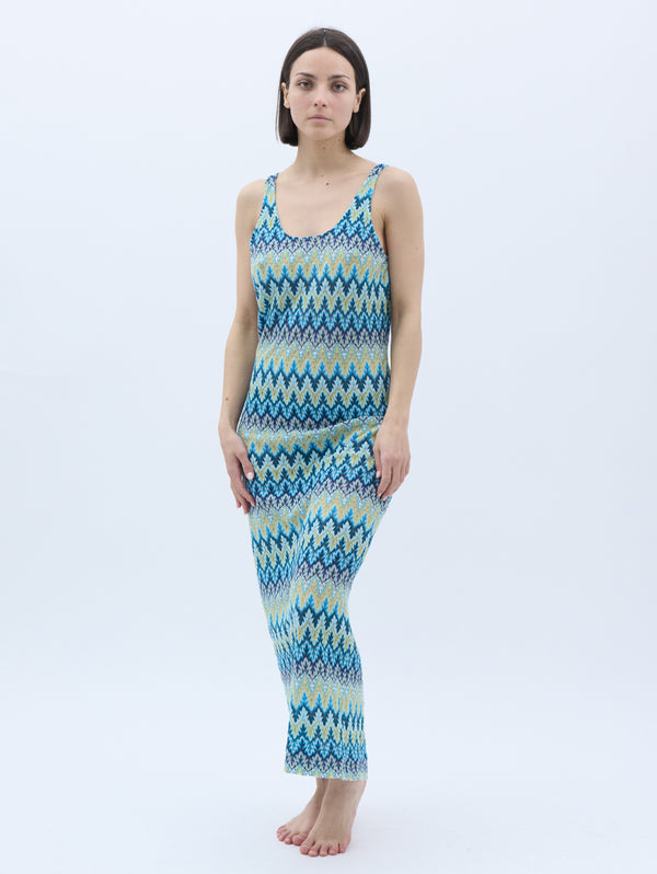 MIDI - Robe - Chevron