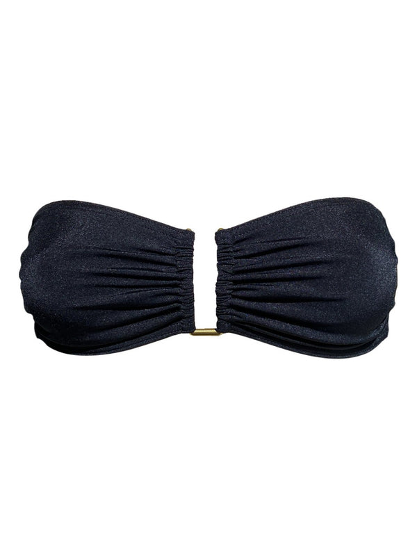 BONNIE iridescent bandeau bikini top – Baie Brune, swimwear made in France