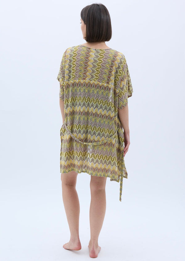 PARADIS - Short kimono - Chevron